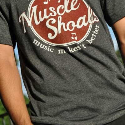 Muscle Shoals T-Shirt - Black, Dark Grey or White image 2