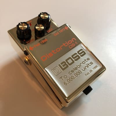 Boss DS-1 Distortion, rare golden edition 1998 Gold image 10