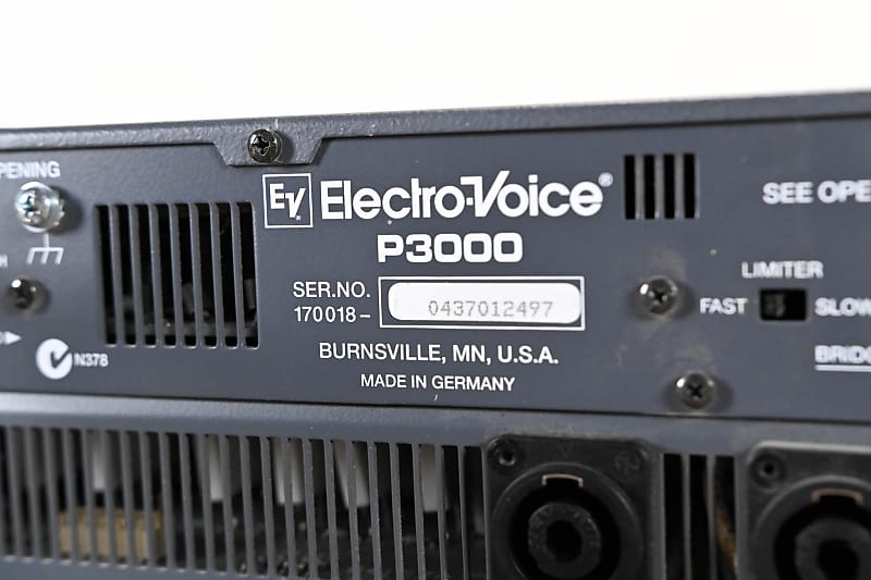 Electro-Voice (EV) P3000 Precision Series 2-Channel Power