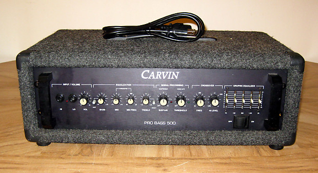 Carvin pro bass 500 top