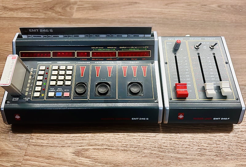 EMT 246 Vintage Reverb with the 250 algorithm Reverb