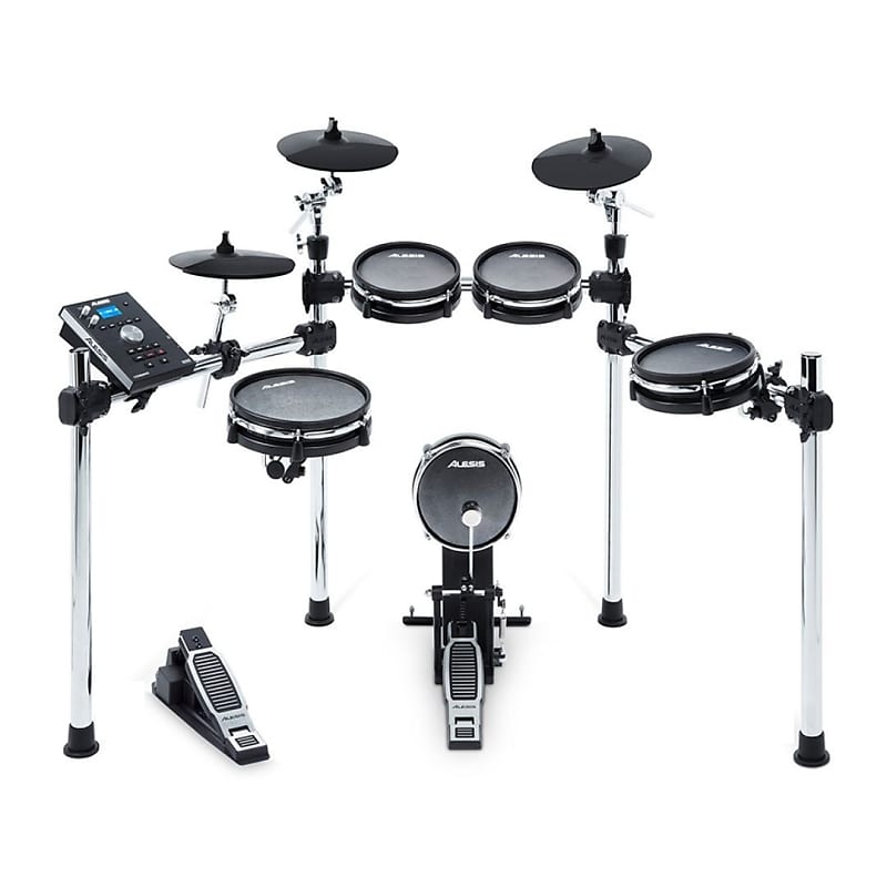 Alesis Command Mesh Kit Eight-Piece Electronic Drum Kit with Mesh Heads, USB, and MIDI Connection image 1