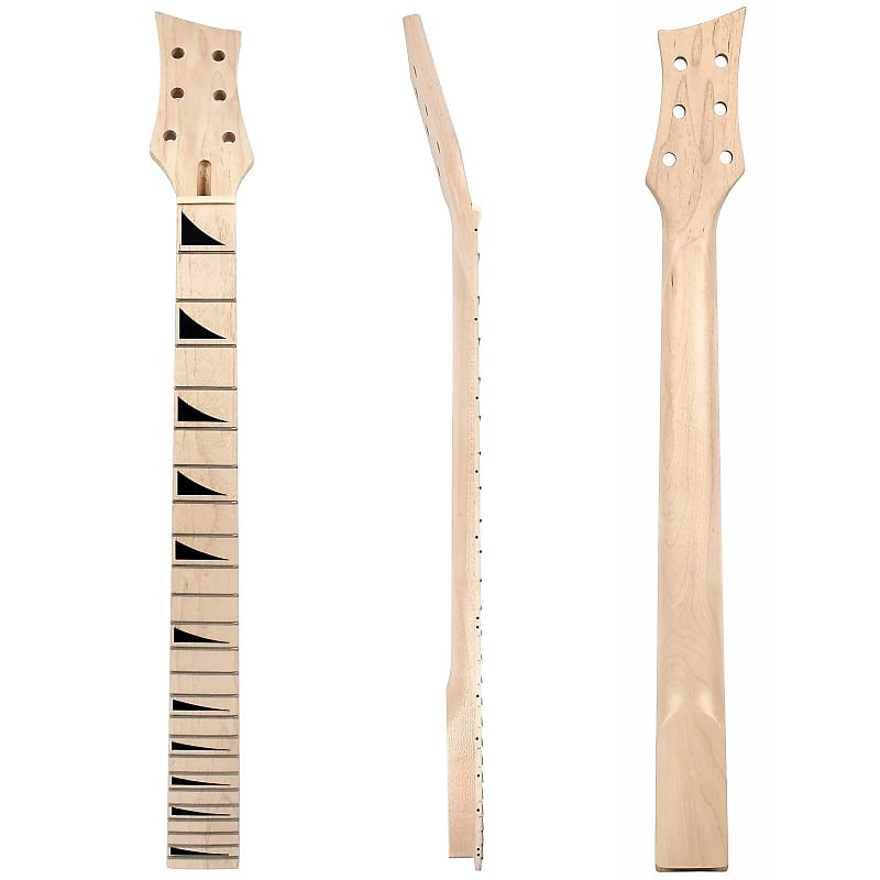 24 Frets Unfinished Maple Wood Guitar Neck Reverb