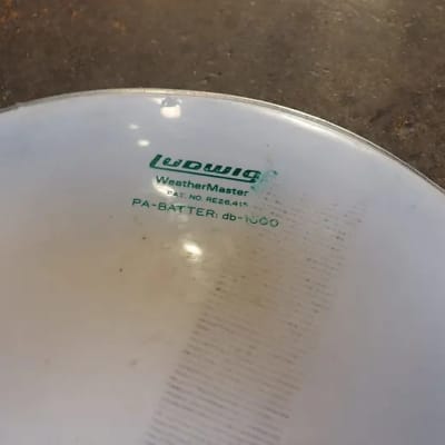 Immagine Ludwig 16" Smooth White Drum Head Vintage - 2