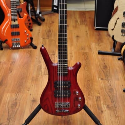 Warwick Rockbass Corvette $$ 5 Burgundy Red image 2