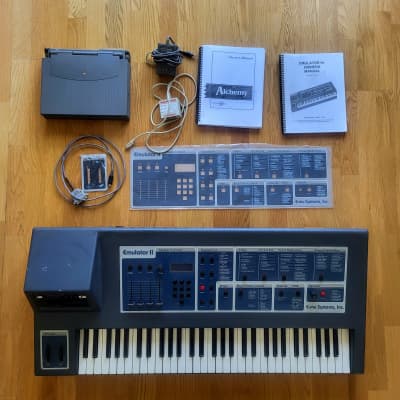 E-MU Systems Emulator II II+ Emu Sampler w/Extras Macintosh Alchemy