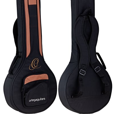 Ortega OBJE356-SBK-L Raven Series Banjo 6 String Lefty Satin Black + Gigbag image 8
