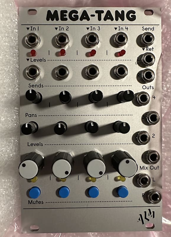 ALM/Busy Circuits Mega-Tang Stereo Mixer + 4 Channel VCA