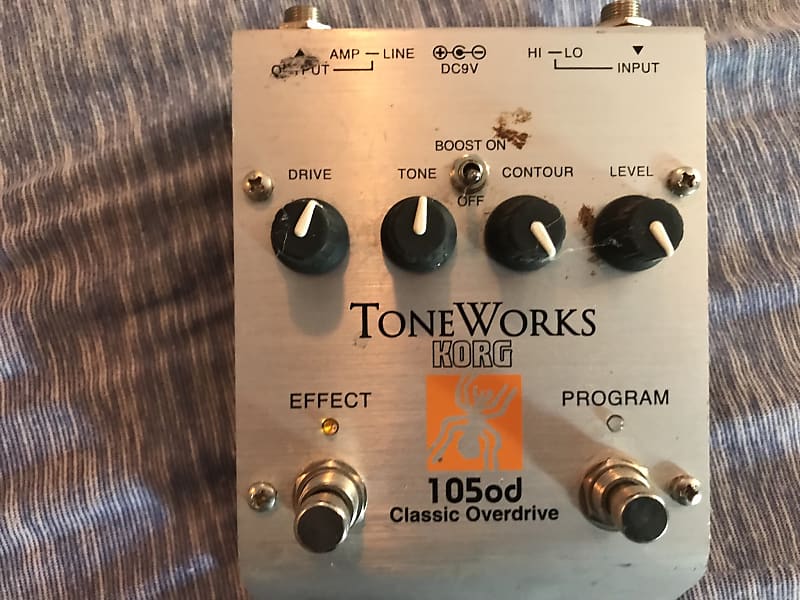 Korg Toneworks distortion pedal. You can save teo presets Late 90's image 1