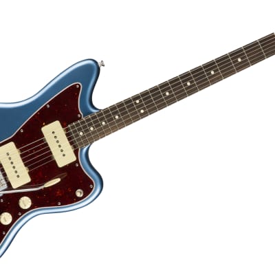 Fender American Performer Jazzmaster Electric Guitar Rosewood Fingerboard, Satin Lake Placid Blue W/ Bag image 7