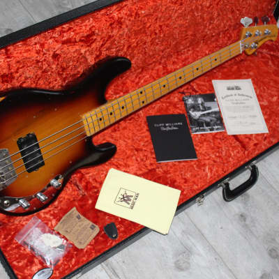 Ernie Ball Music Man Custom Shop Bass Stingray AC/DC Cliff Williams Limited Edition 2020 Back in Burst image 5