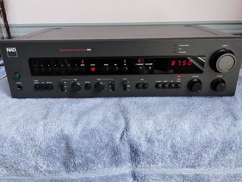 NAD 1700 preamplifier in excellent condition - 1980&#039;s  			