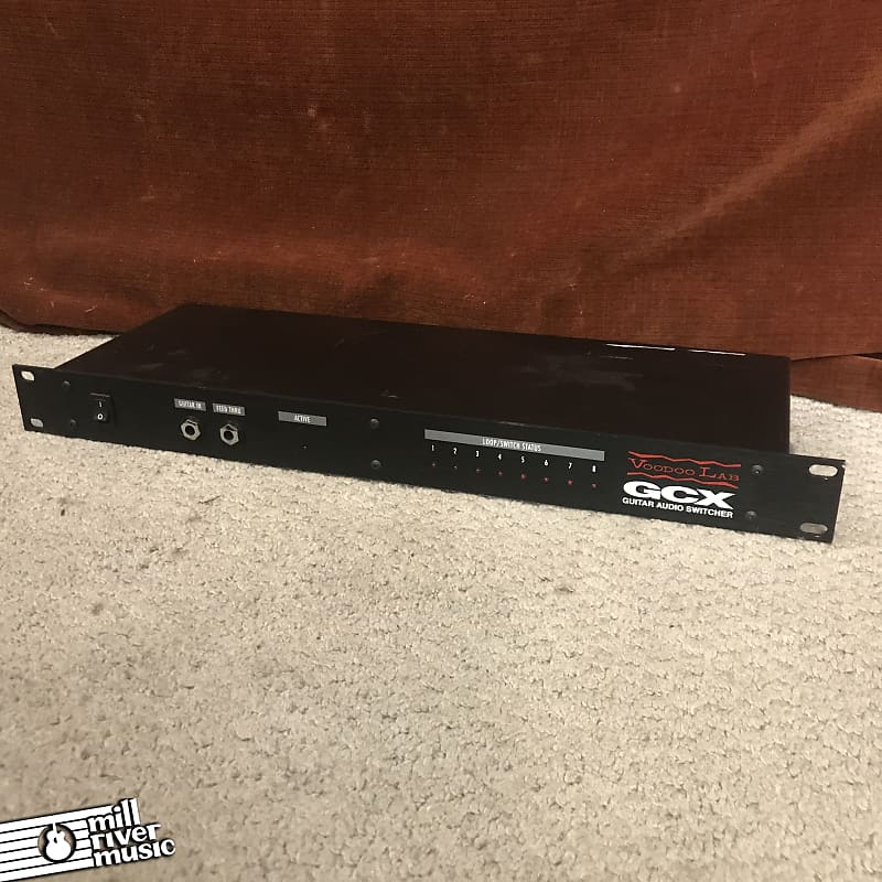 Voodoo Lab GCX Rackmount 8-Loop Audio Switcher Used