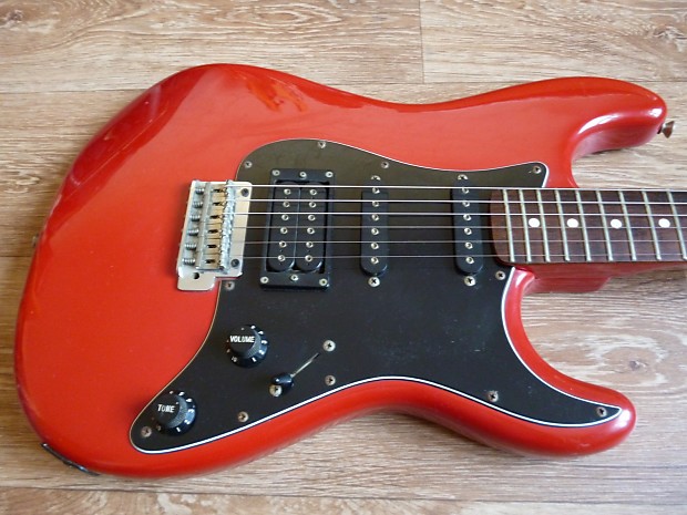 Fernandes The Function SSH-40 Stratocaster 1980s Red | Reverb Norway