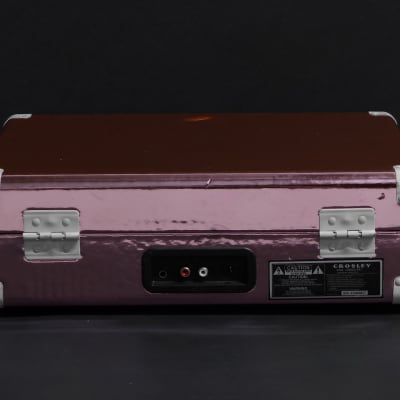 Crosley CR90005RU-PK1 Metallic Pink Portable Bluetooth Turntable image 4