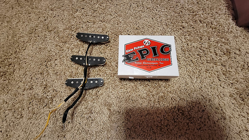 ギター Klein Pickups EPIC SERIES Jazzy Cat Klein Jazzy Cats Epic Hand-Wound Stratocaster Pickups | Reverb