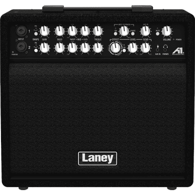 Laney A1 Plus Acoustic Guitar Amplifier combo 8 Inch 2 Way 80 Watts image 1
