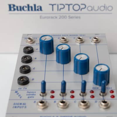 Tiptop Audio Buchla Model 292t Quad Lopass Gate with Vactrols image 3