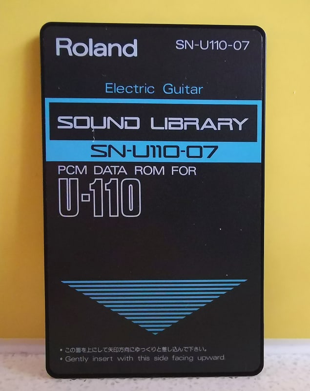 Roland SN-U110-07 Sound Library Electric Guitar PCM Data ROM Card