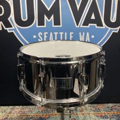 Pearl New Out of Box, 14x6.5" S-614D Steel Shell Snare Drum (#7) 1990s - Chrome image 1