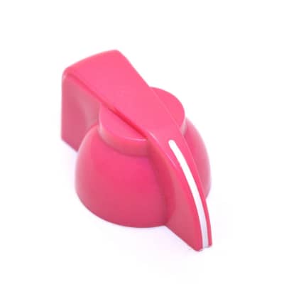 P-300HP (1) Hot Pink Chicken Head Knob For Solid Shaft Guitar/Bass/Amp/Pedal for sale