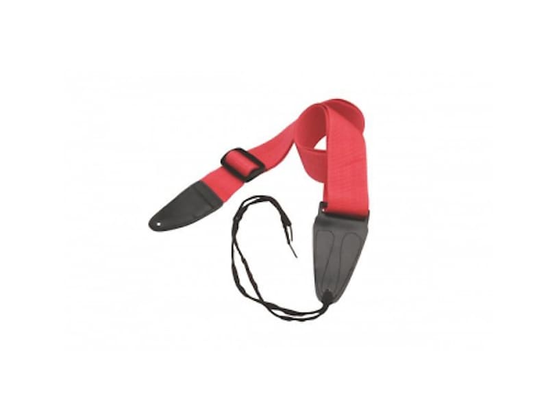 On-Stage GSA10RD Guitar Strap 2010s - Red image 1
