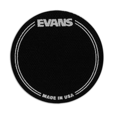 Evans EQPB1 EQ Single Pedal Patch - Black Nylon 2 pack