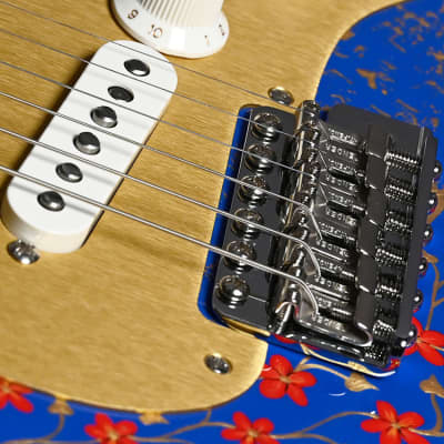 Fender Custom Shop Stratocaster "Blue with Red & Gold" Thorn / Gallenberger Project 2022 image 9