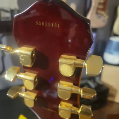 Epiphone Joe Pass Signature Emperor II Pro with Rosewood Fretboard 2019 - Wine Red image 4