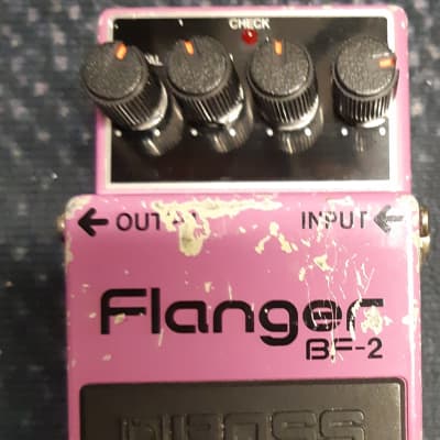 Boss BF-2 Flanger 1980-1984 (Black Label) Made In Japan | Reverb