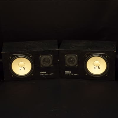 YAMAHA NS-10M ペア Yamaha NS-10M Studio Monitors Stereo Pair + Stands Vintage