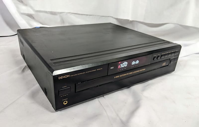 Denon DCM-270 newest 5-Disc CD Carousal Changer/Player No Remote TESTED