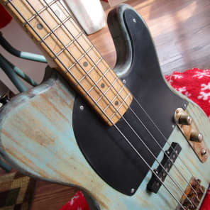 MDG 30" Short-scale Tele-style Bass demo/Relic'd, hand-made-In-USA: The Guitar-Player's Bass! image 7