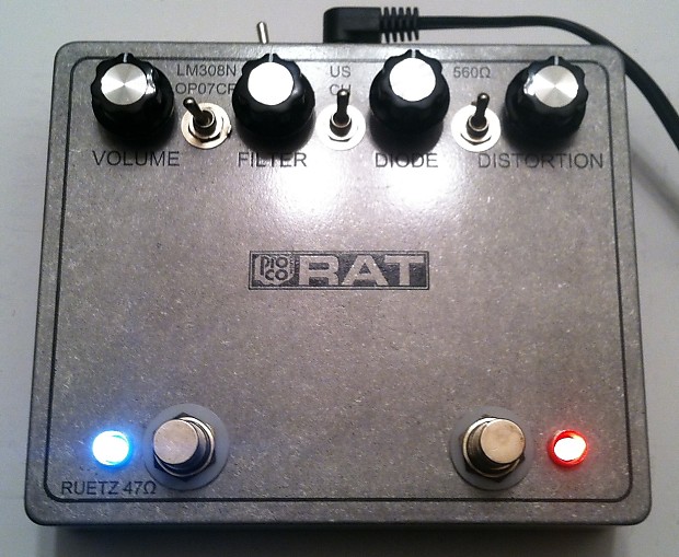 Proco Rat LM308N クローン Rat Lab - ProCo Rat Clone w/ switchable LM308N and OP07CP