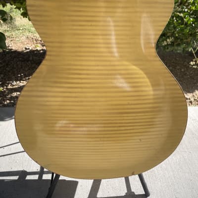 Kay K6868 Archtop Acoustic Guitar Harmony Silvertone Airli 60s - Blonde image 14