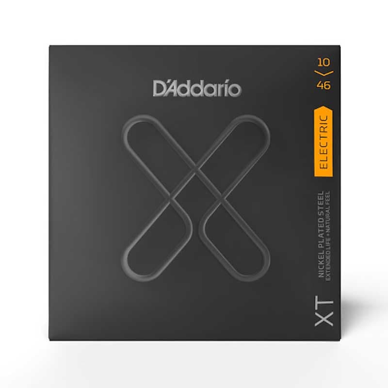D'Addario XTE1046 Electric Nickel Plated Steel, Super Light, 10-46 image 1