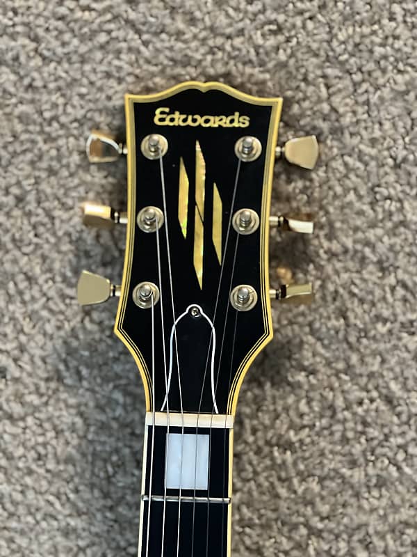 Edwards (ESP) LP Custom 2006 Black Beauty Made in Japan US Seller  E-LP-130LTC