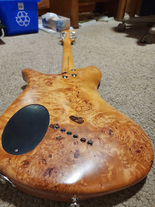 Novax Natural 2011 - Natural Spalted Maple Burl - Unique one of a kind rare gem image 1