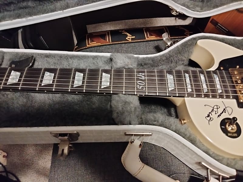 Rare 2002 Alpine White Gibson Les Paul Studio '50th