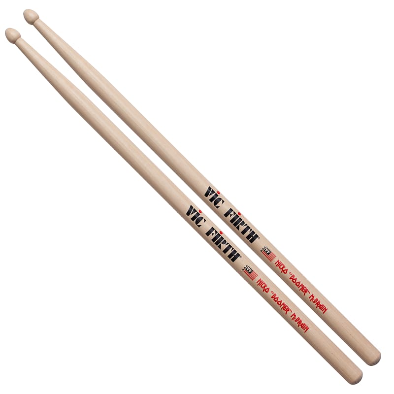 Vic Firth Nicko McBrain Signature Drum Sticks (Pair) image 1