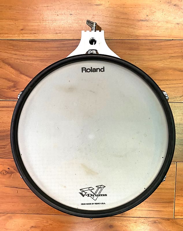 Roland PD-128-BC V-Pad 12" Dual Trigger Mesh Drum Pad 2010s - Black Chrome image 1