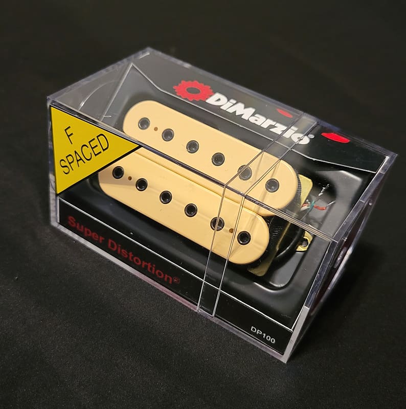 DiMarzio DP100FBK Super Distortion F-Spaced Humbucker Cream | Reverb