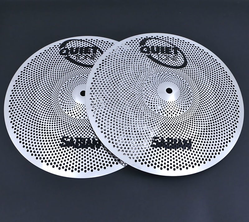 Sabian 13" Quiet Tone Low Volume Hi-Hat Cymbals (Pair) image 1