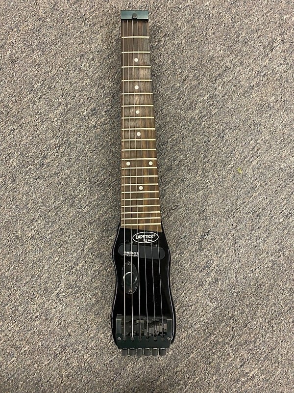 Lapstick Black Travel Electric Guitar