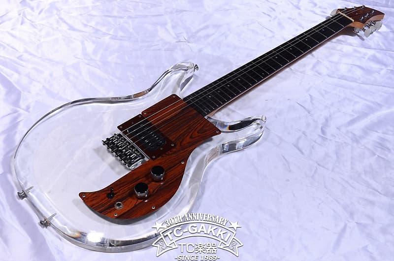 【mach378 】Greco 2000's AP-1000 used Greco AP-1000 Transparent Made in Japan 2000 LP Type Acrylic