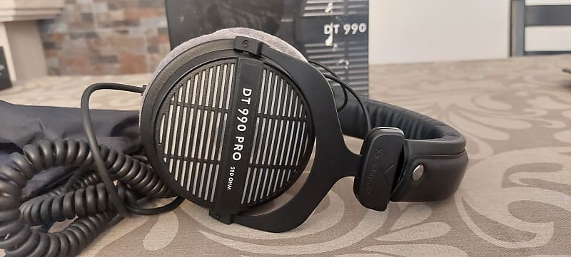 Beyerdynamic DT 990 Pro 250 Ohm Open-Back Over-Ear Monitoring Headphones 2010s - Black/Grey image 1
