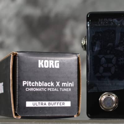 【極美品】KORG Pitchblack X mini ULTRA BUFFER Korg - Pitchblack X Mini Pedal Tuner - PBXMINI – Steve's
