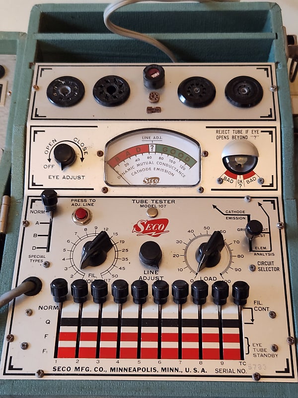 Seco Tube Tester Model 107 | Reverb