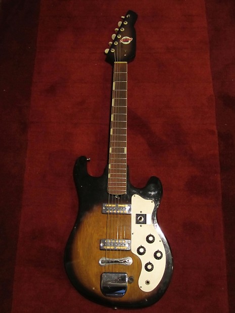 Teisco Del Rey WG-2L 1960s Sunburst - Refretted and Restored