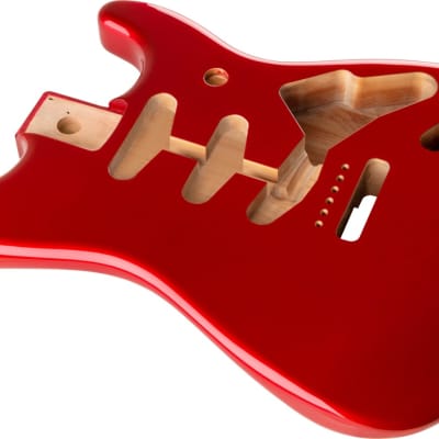 Fender Classic Series 60's Stratocaster SSS Alder Body, Vintage Mount, Red image 2